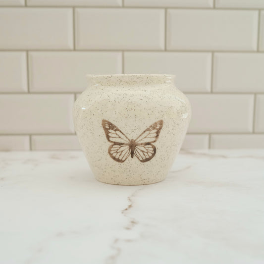 Speckled Butterfly Vase #1