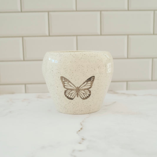 Speckled Butterfly Vase #2