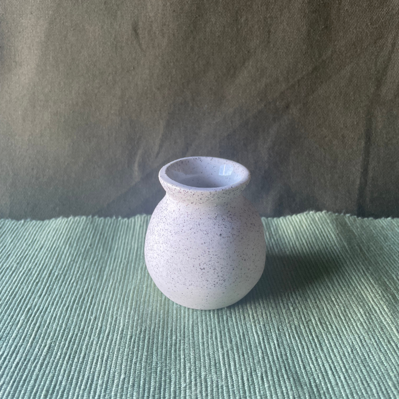 Speckled mini vase