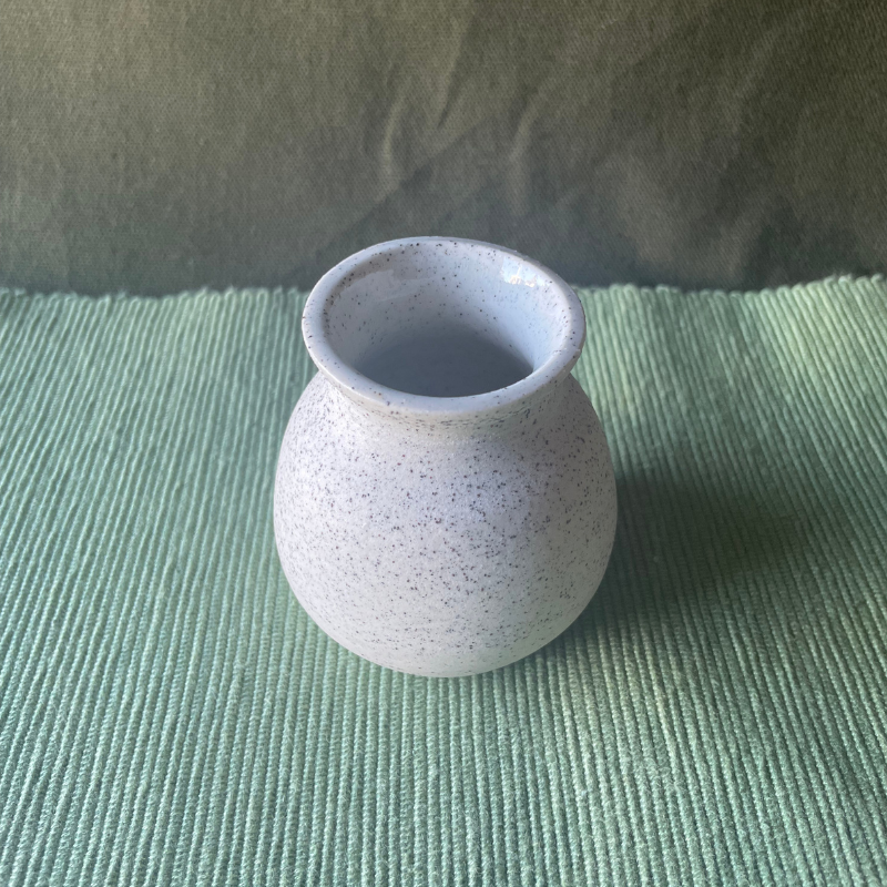 Speckled mini vase