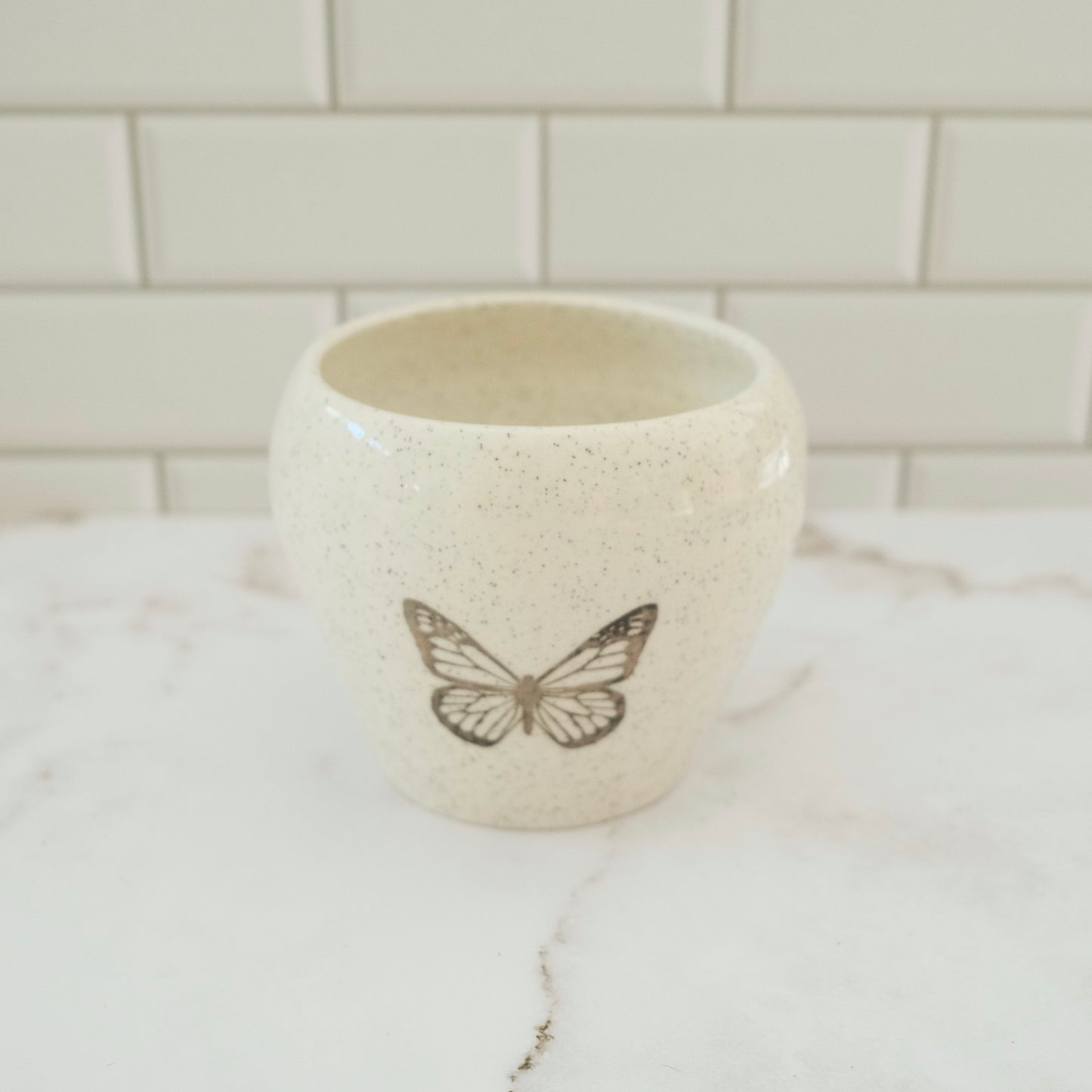 Speckled Butterfly Vase #2