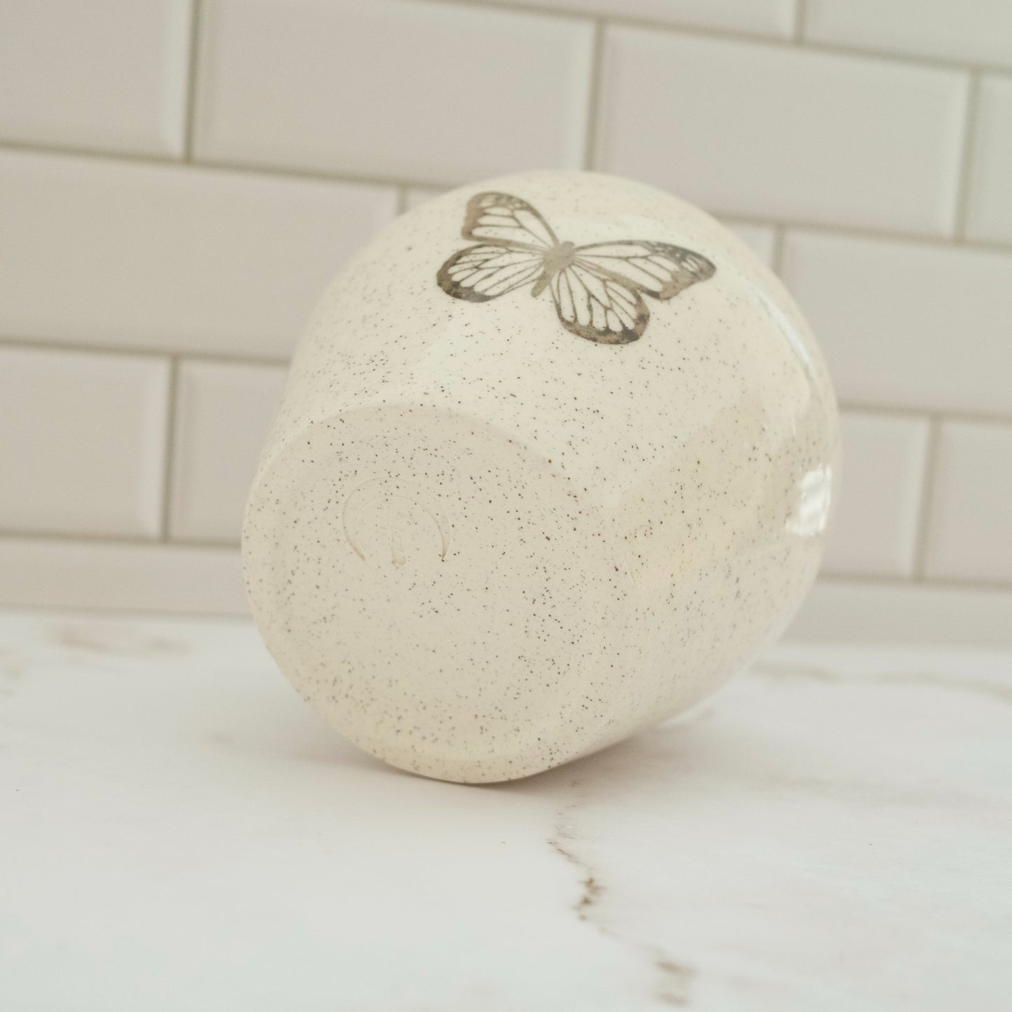 Speckled Butterfly Vase #2