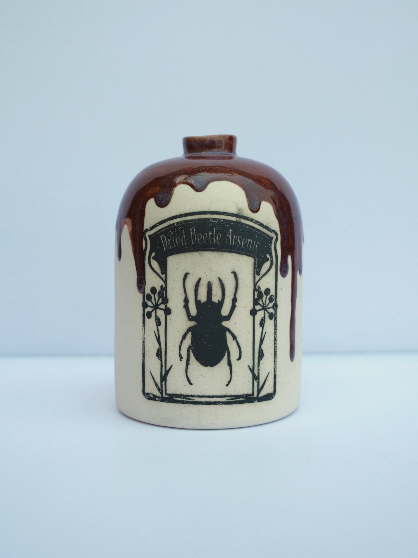 Apothecary Vase  'Dried Beetle Arsenic'