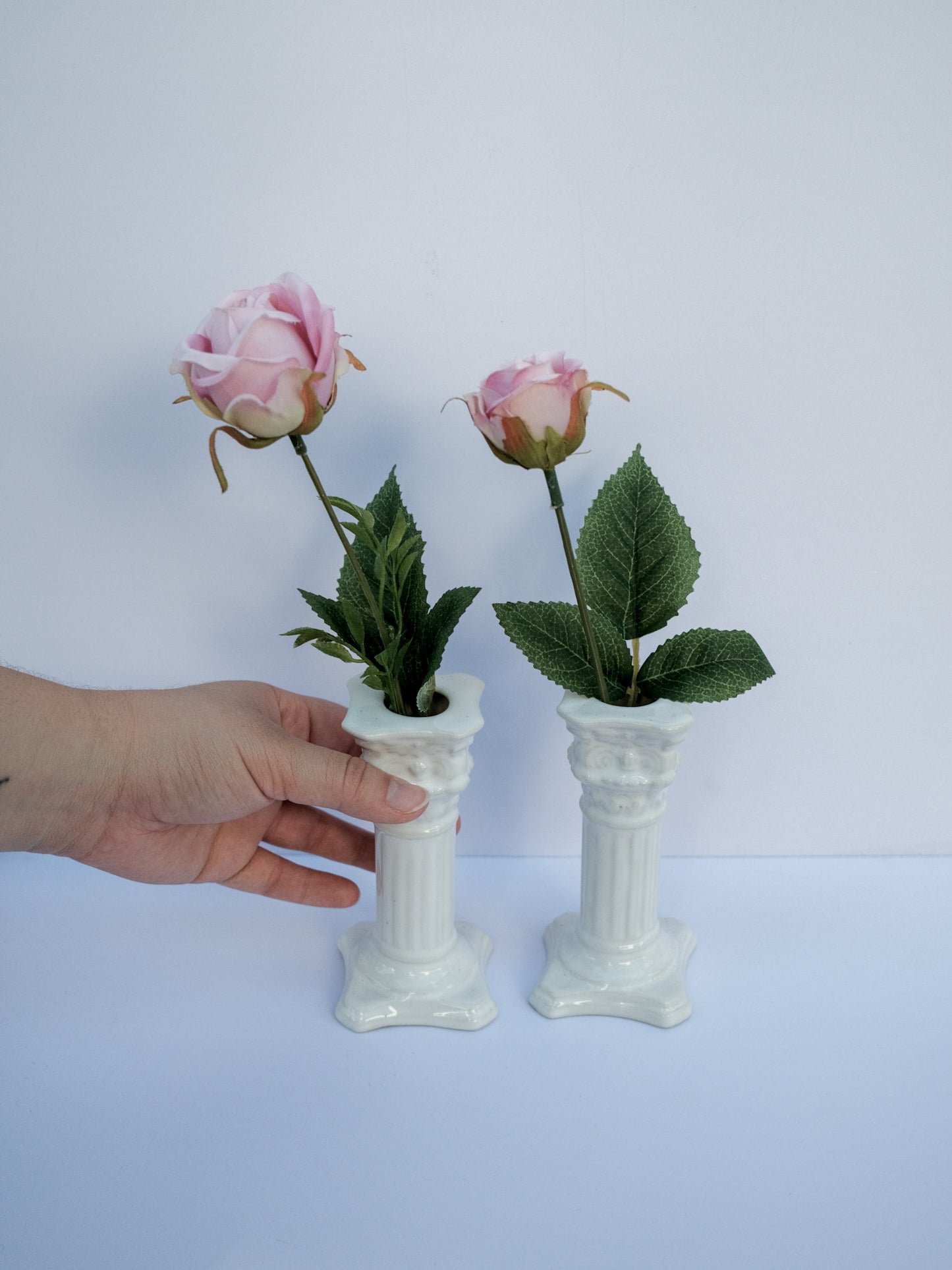 Pillar Vase/ candle holder