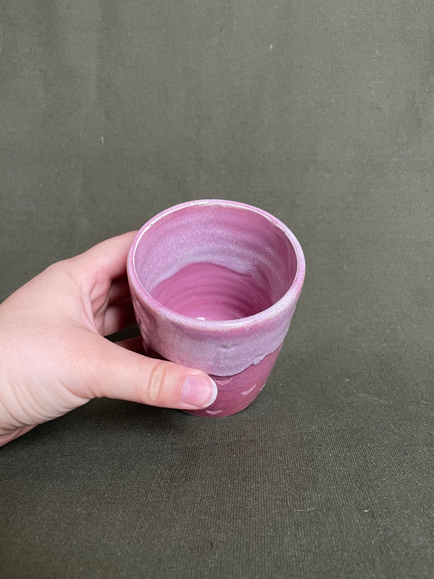 Pink 'hearts' tumbler